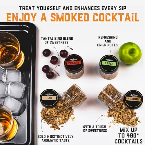 Cocktail-Smoker-Kit-with-Torch-High-End-Set-USA-Oak-Fine-Wood-Chips-Old-Fashioned-Cocktail-Kit-for-Whiskey-Bourbon-Gifts-for-Men-Gift-from-Wife-Daughter-Son-No-Butane