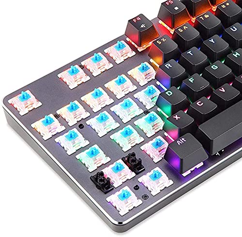 Teclado Mecánico Gamer XIXIDIAN USB con 104 teclas miniatura 4