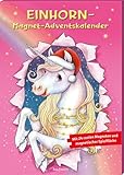 Einhorn-Magnet-Adventskalender: Mir 24 coolen Magneten und magnetischer Spielfläche