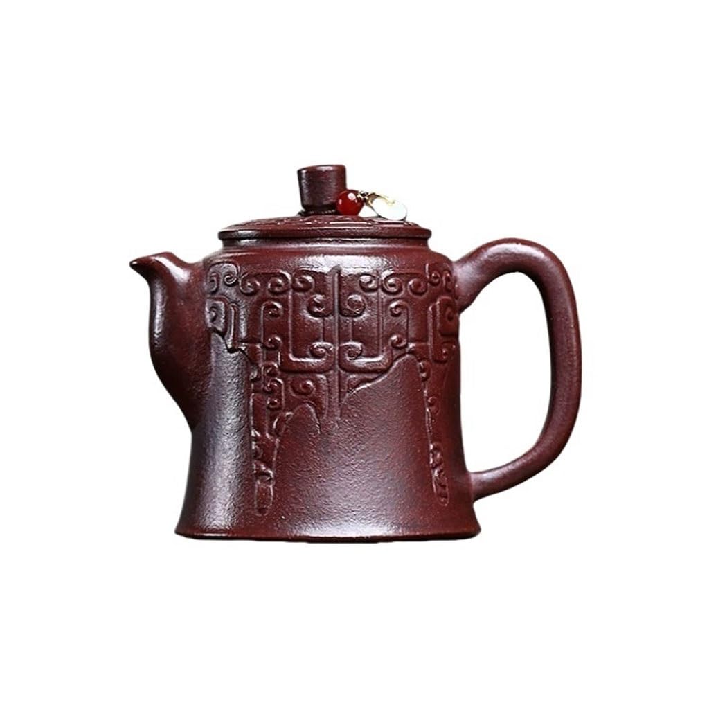 Tetera Infusor De Té De Arcilla Morada, Infusor De Té De Cerámica, Infusor De Té De Arcilla Roja For El Hogar, Infusor De Té De Helicóptero Ruyi Tetera De Agua Portátil
