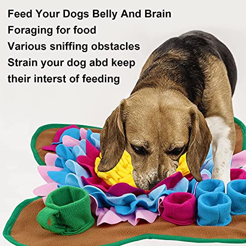Pet Snuffle Mat for Dogs Interactive Feed Game Sunflower Suction Cups Dog Treats Feeding Mat with Puzzles Encourages… - Image 6