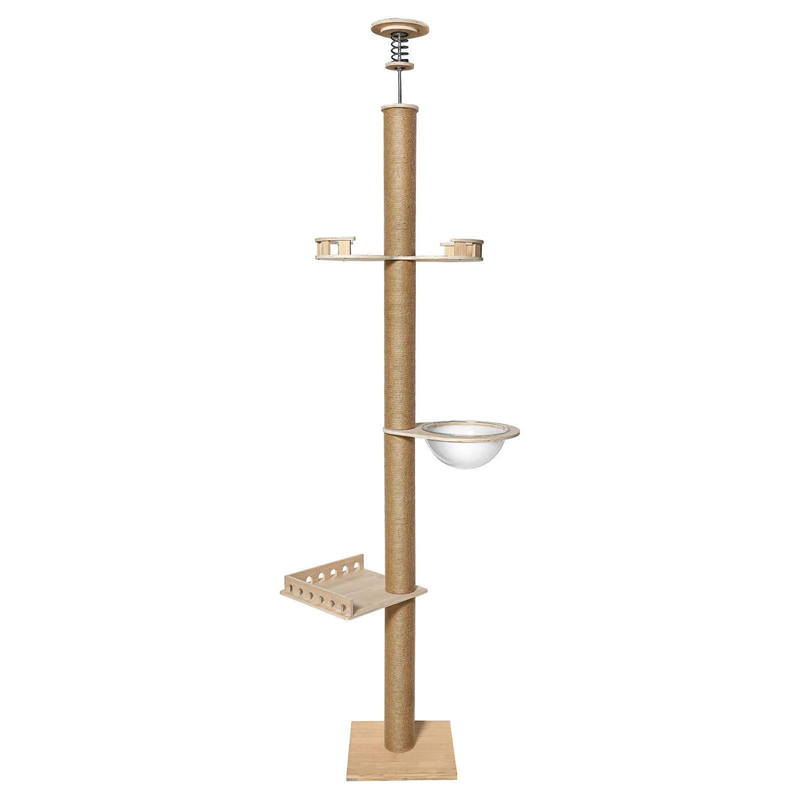 Tiragraffi regolabile in altezza, 255-265 cm, con capsula e colonna