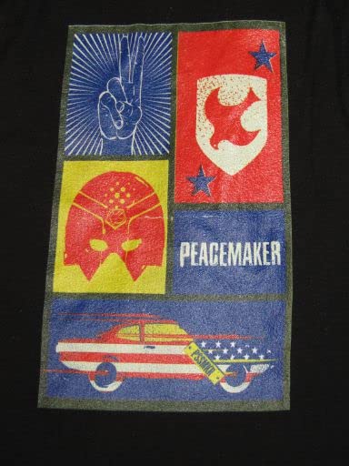 Peacemaker TV Series Peacemaker and Eagle Adult Black Pajama Pants2