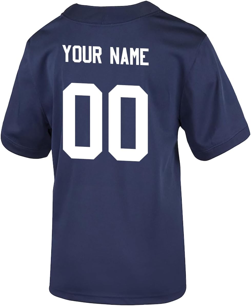 Custom Youth Penn State Nittany Lions NCAA Replica Football Jersey