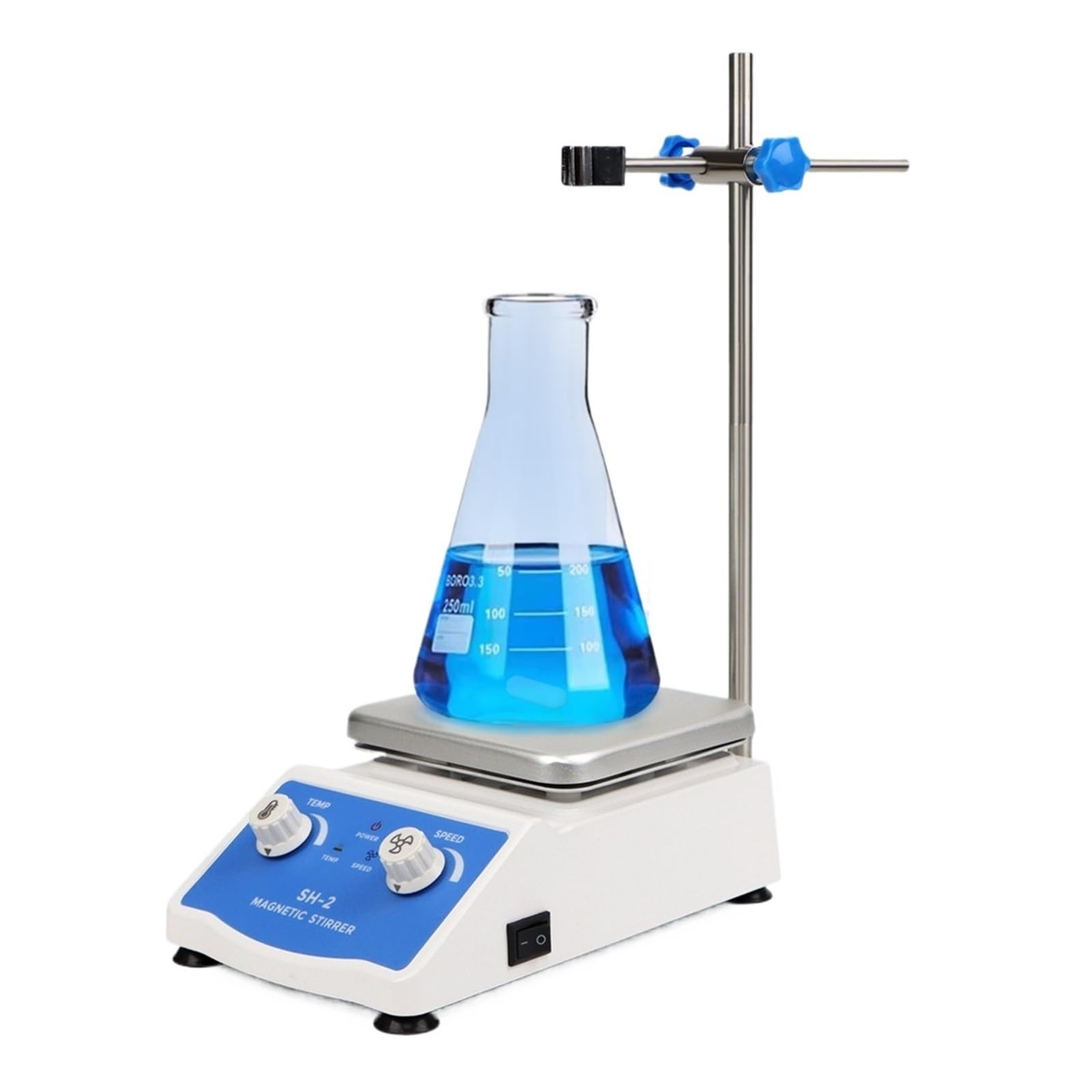 Mezclador agitador magnético de calefacción, máquina mezcladora de 1000ml, laboratorio ajustable | Mezclador magnético líquido del agitador magnético de la placa caliente