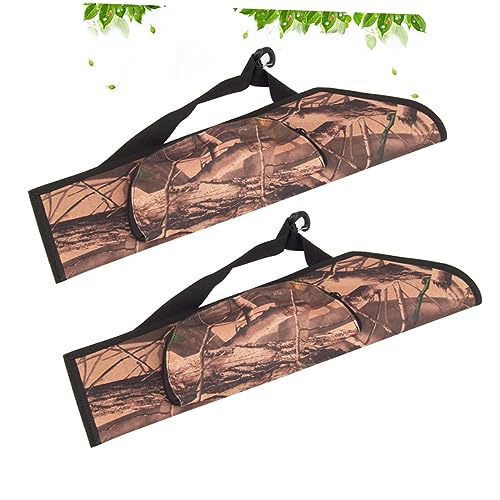 GANAZONO Accessory 2pcs Camouflage Arrow Waist Bag Oxford Fabric Water-Resistant for Outdoor Use