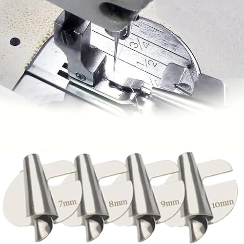 Set de 4 Pies para Dobladillo Enrollado 7-10mm para Máquina de Coser