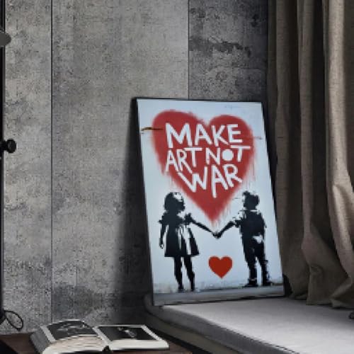Affiche de motivation pour enfant graffiti street art sur toile avec cadre - 4
