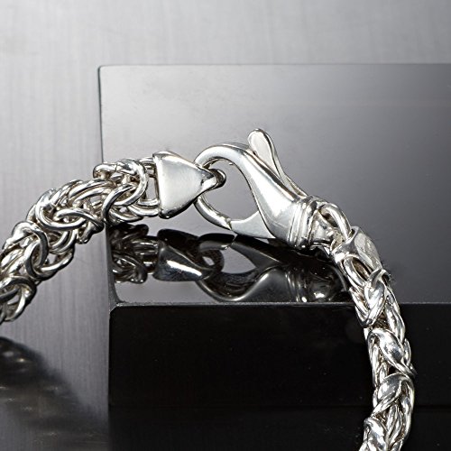 Ross-Simons Sterling Silver Small Byzantine Bracelet3