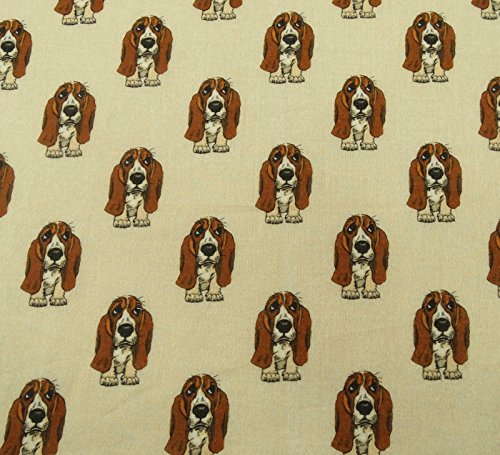 Phagun Donne Beige Sciarpa Basset Hound Dog Stampa...