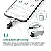 iPhone Flash Drive, RAVPower 64GB 2 in 1 Photo Stick with MFi Charger Cable,Touch ID Encryption,External Storage with iPhone and iPad
