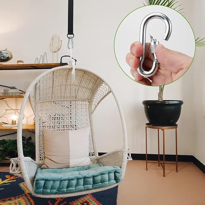 Fixation De Hamac, Fixation De Balançoire 2 Pièces, Suspension étanche Pour Chaise Suspendue Pour Bebe Supporte 1000 Kg 96048495
