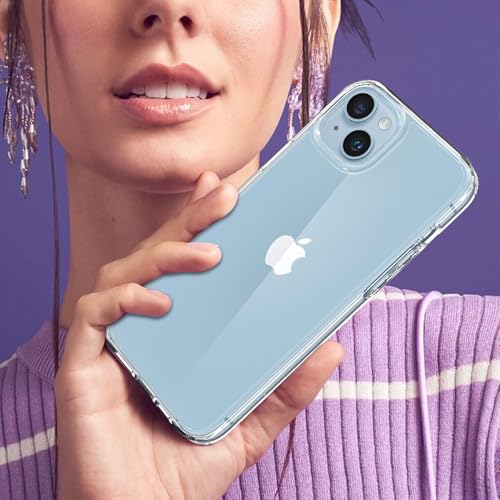 Image of KACA Clear Back Cover Case for Apple iPhone 14 |Case for iPhone 14|Shockproof Bumper TPU Protective Design|Apple iPhone 14 Back Cover- Transparent