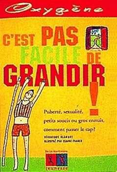 Paperback C'est pas facile de grandir! [French] Book