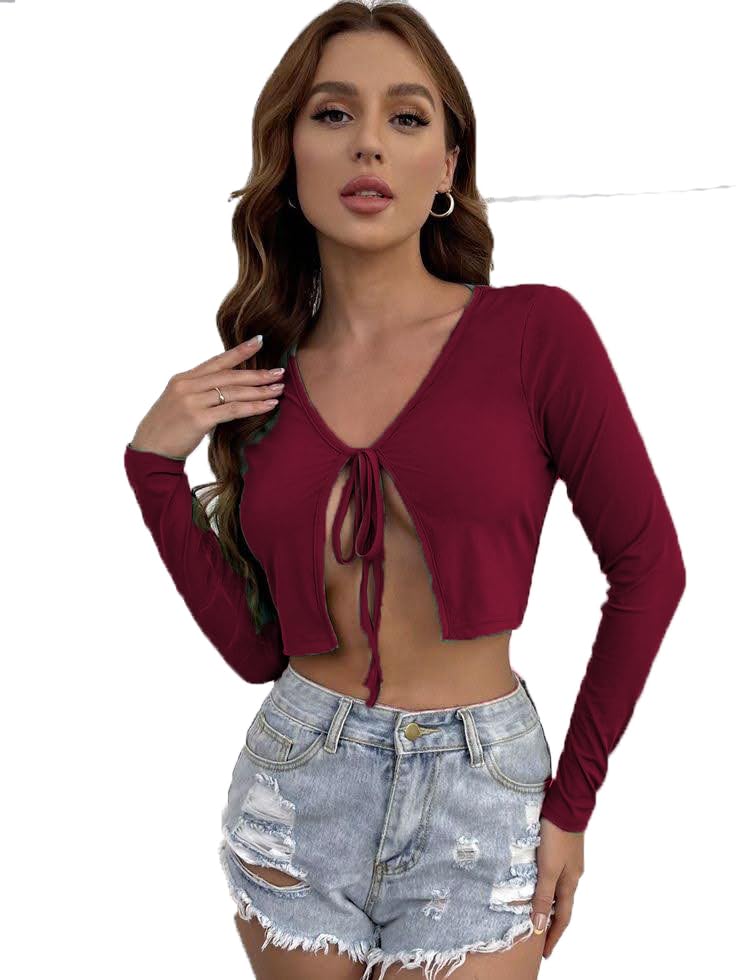 Open Front Shurg for Women Crop Length-image-31