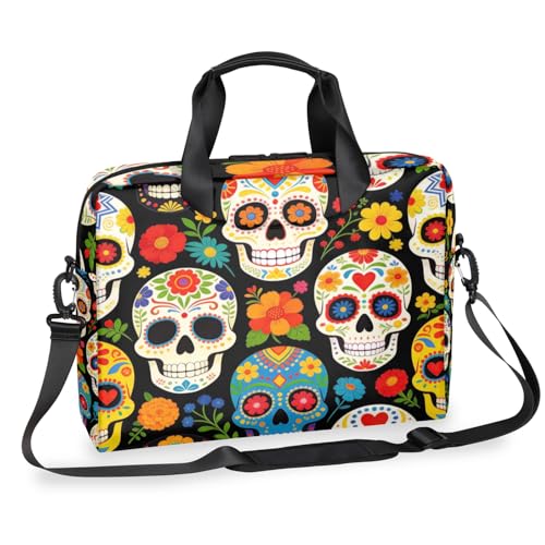 Bolso para laptop 16 pulgadas diseño Skull Art México miniatura 1