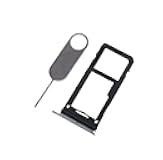 PHONSUN Silver Single Sim Card & Micro SD Holder Slot Tray Replacement for Samsung Galaxy S8 G950V G950A G950T G950P G950 / S8 Plus S8+ G955V G955A G955T G955P G955 with Waterproof Gasket