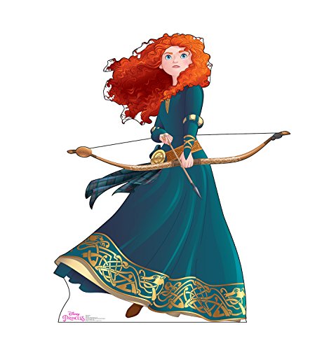 Image of Cardboard People Merida Life Size Cardboard Cutout Standup - Disney Princess Friendship Adventures