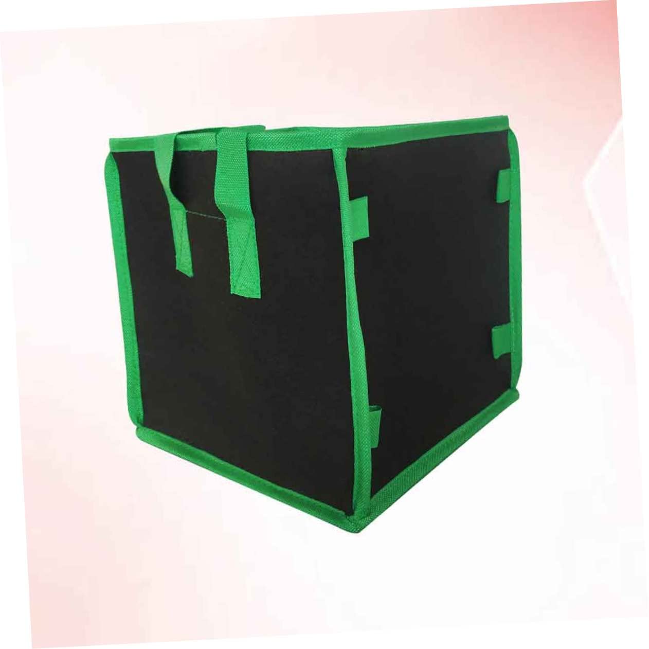 INOOMP 3 Piezas Bolsa Plantador Vegetales Saco Plantas Soporte Portátil para Plántulas Contenedores Plantas Fresa Cantero Elevado Macetas Tela Jardinera Sintió Cuadrado