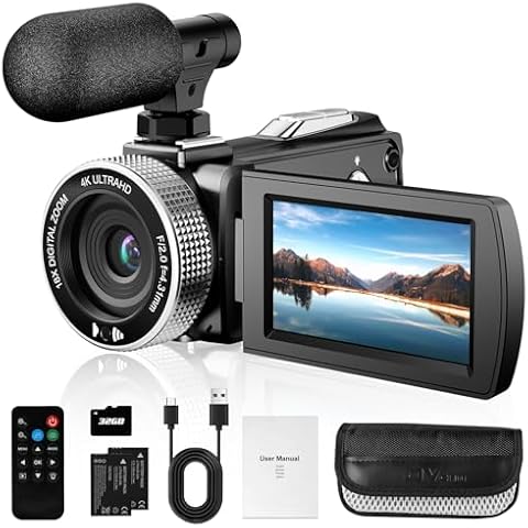 Vmotal 4K Digital Video Camera for Beginners Cover