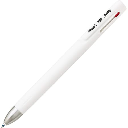 Amazon ゼブラ 3色ボールペン ブレン3c 0 5mm 猫 白軸 P as Cat W 多色ボールペン 文房具 オフィス用品
