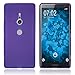 Produktbild PhoneNatic Case kompatibel mit Sony Xperia XZ2 - lila Silikon Hülle matt Cover