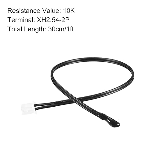 Miniatura 2 de Sonda de termistor NTC 10K 1ft impermeable epoxi sensor de temperatura, para transmisor digital de temperatura