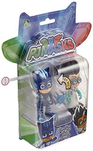 Pyjamasques- Yoyo & Roméo Set de 2 Figurines, PJM191, 7,5 cm