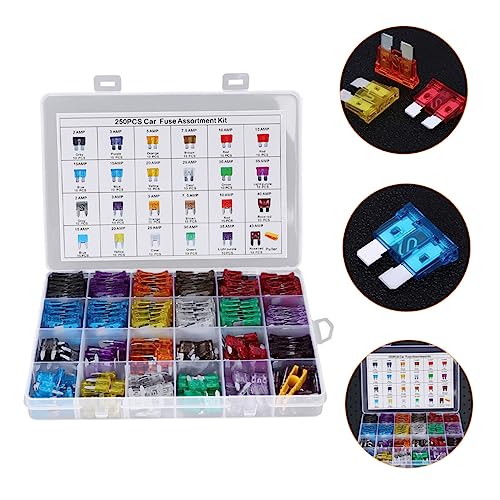 Luxshiny Kit de Fusibles de Auto Estándar 250 piezas Caja Compacta y Segura miniatura 7