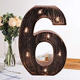 Oycbuzo Letra de carpa LED dorado negro – Industrial, D