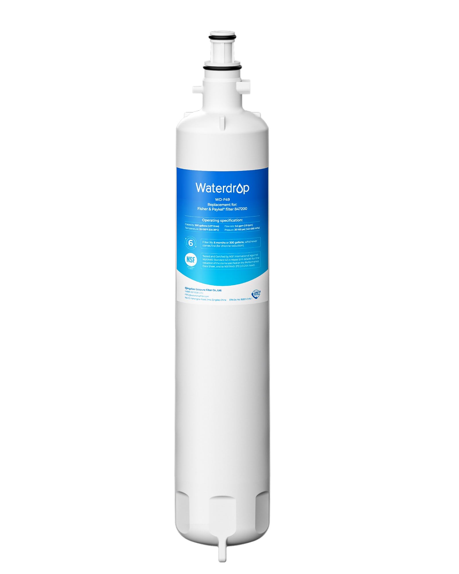 ファブリーズ Amazon.com: Waterdrop 847200 Refrigerator Water Filter Replacement