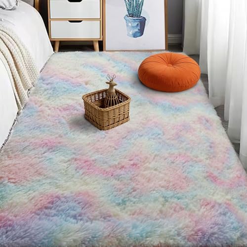 Tapis salon lavable en machine moquette de chambre multicolore - 2