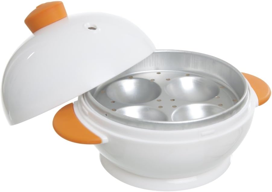 MSC International Joie Boiley Microwave Egg Cooker, White