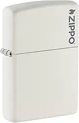 Isqueiro Zippo 214ZL Classic Branco com Logo