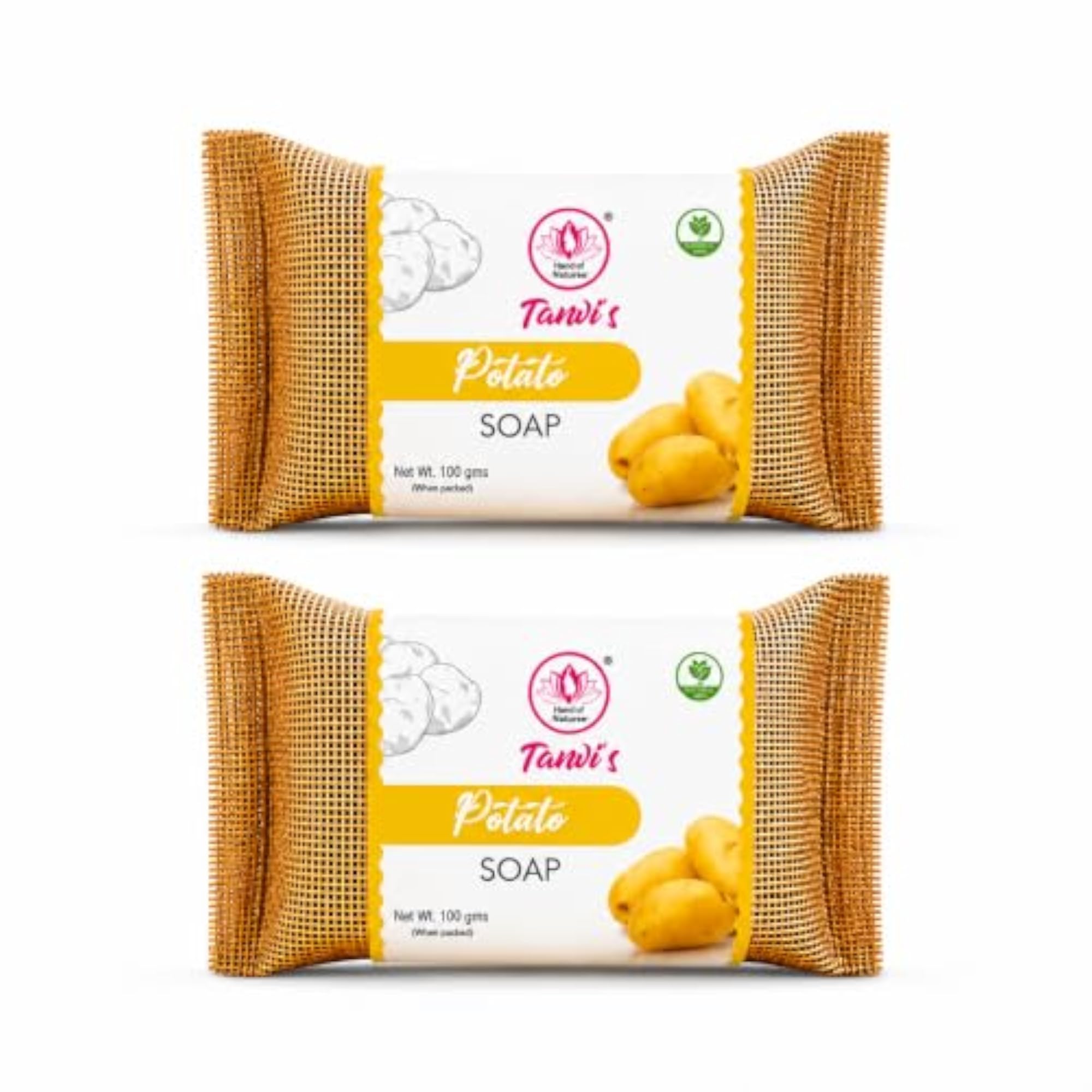 Tanvi Potato Soap, Brightening & Tan Removal Bar