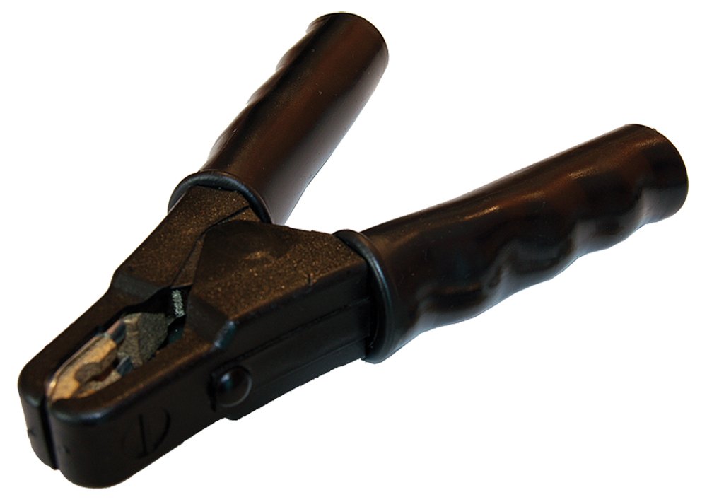 SET 2105400 SZ61 Jump Lead Clamp 600A Black M6 Eyelet Insulated Clamps