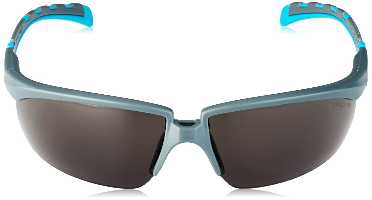 3M 3M-OO-SOLUS2002SG - Gafas de protección para ojos y cara, tamaño universal, color gris y azul acero