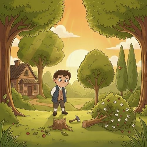 EP 41 | സത്യസന്ധനായ ആൺകുട്ടിയും ചെറിമരവും| The Honest Boy and the Cherry Tree| | Malayalam Story for Kids cover art