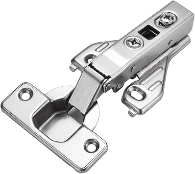 2pcs Clip On Face Frame Soft Close Cabinet Hinges Full Overlay Concealed Kitchen Cabinet Hinges Nickel Finish