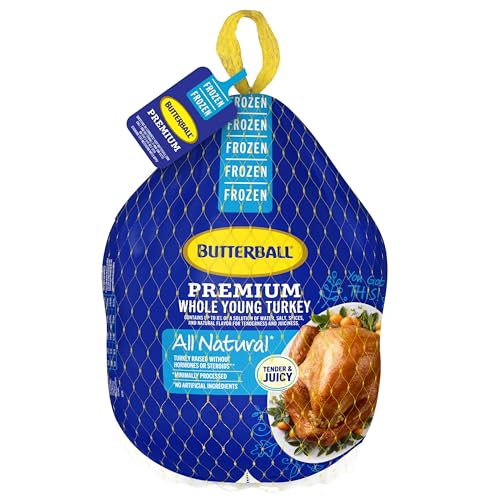 Butterball, Frozen Young Turkey, 8 lbs. Serves 3-5