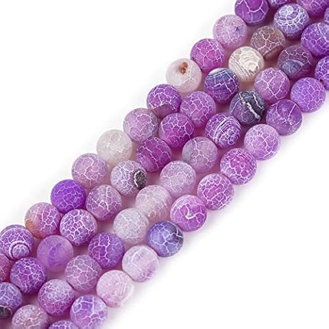 SHGbeads Purple Agate 8mm Loose Beads Cover