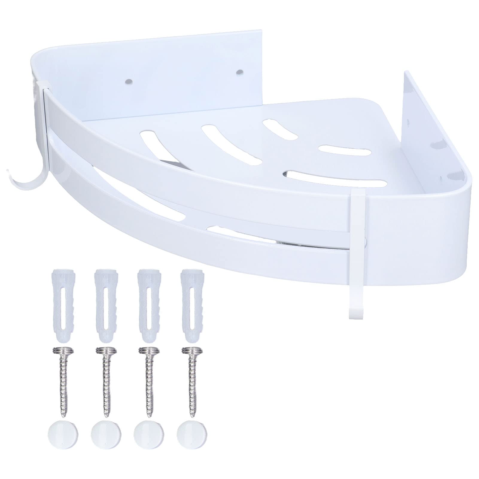 Locadence Corner Shower Caddy 30 X 22 6 X 5 7cm Aluminium Alloy Corner Shower Shelves Wall Mounted