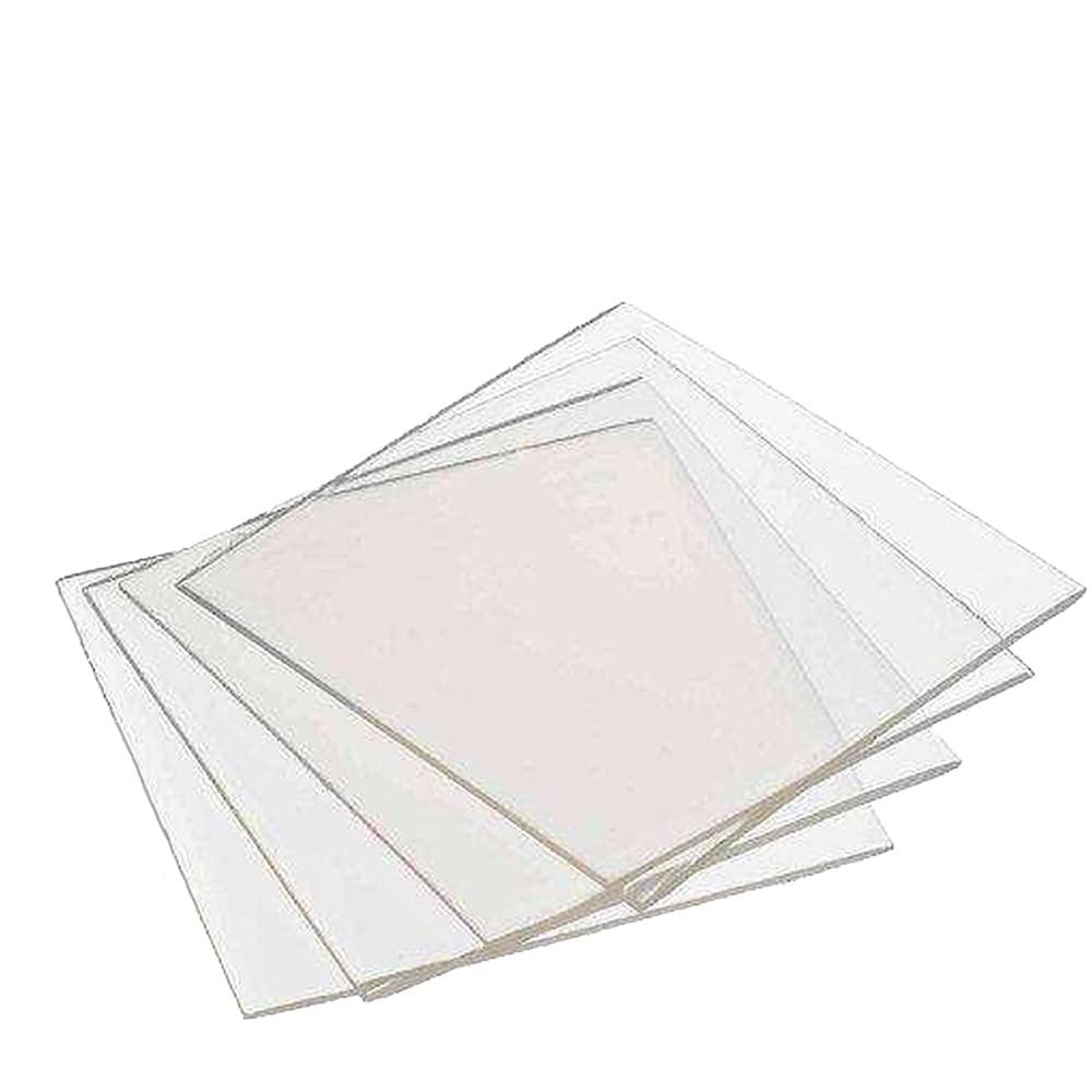 Soft EVA - 0.060in (1.5 mm) - 5 in x 5 in Sheet - Clear Bleaching Tray Material (10)