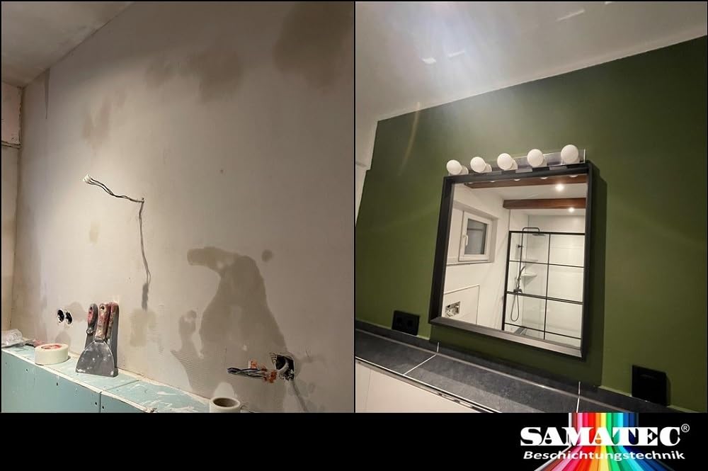 SamaLkyd BS30 - Pintura para azulejos, revestimiento de azulejos, revestimiento de azulejos, color interior, color gris antracita