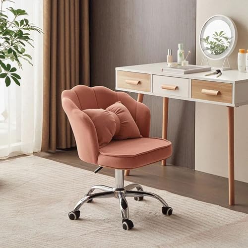 Chaise de bureau sans accoudoirs en tissu pour petits espaces - 3