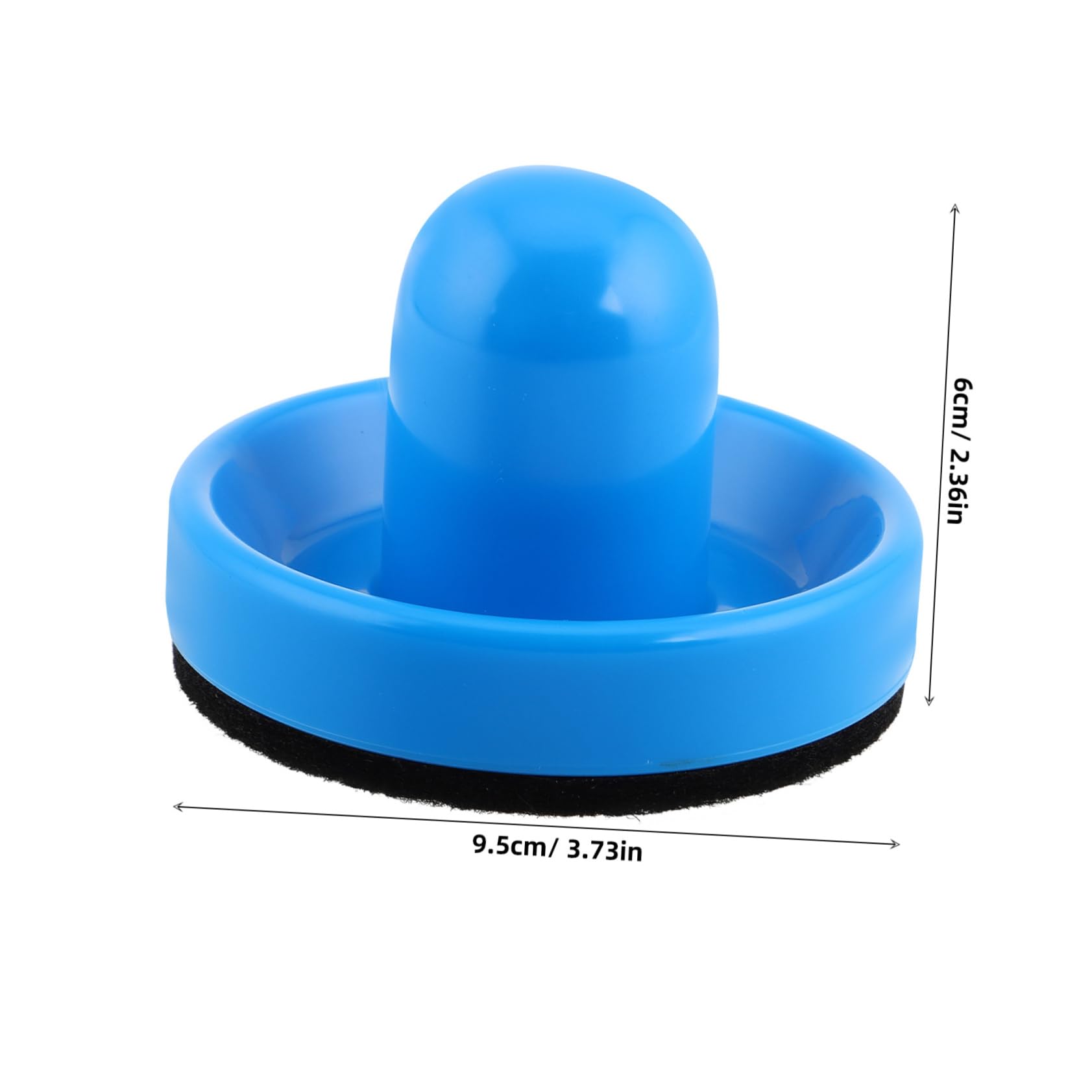 Beatifufu Mini Air Hockey Pushers Tabletop Game Accessories Air Hockey Paddles Replacement Strikers 96mm Pusher Velvet Bottom