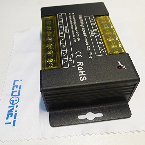 LEDENET RGBW High Speed Power Amplifier 32A Data Signal Repeater 4CH Channels For 5050 RGBW RGBWW LED Lights Strip 5V 12V 24V