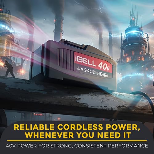 Image of IBELL IBL BS40-16 Cordless Brushless Chainsaw 40V | 2000W | 28000RPM | 16 inch Guide Bar | Automatic Lubrication | 45 minutes runtime at no-load speed | Low Kickback Design - 6 months warranty