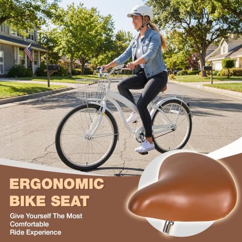 Yventix 24 Inch Cruiser Bike