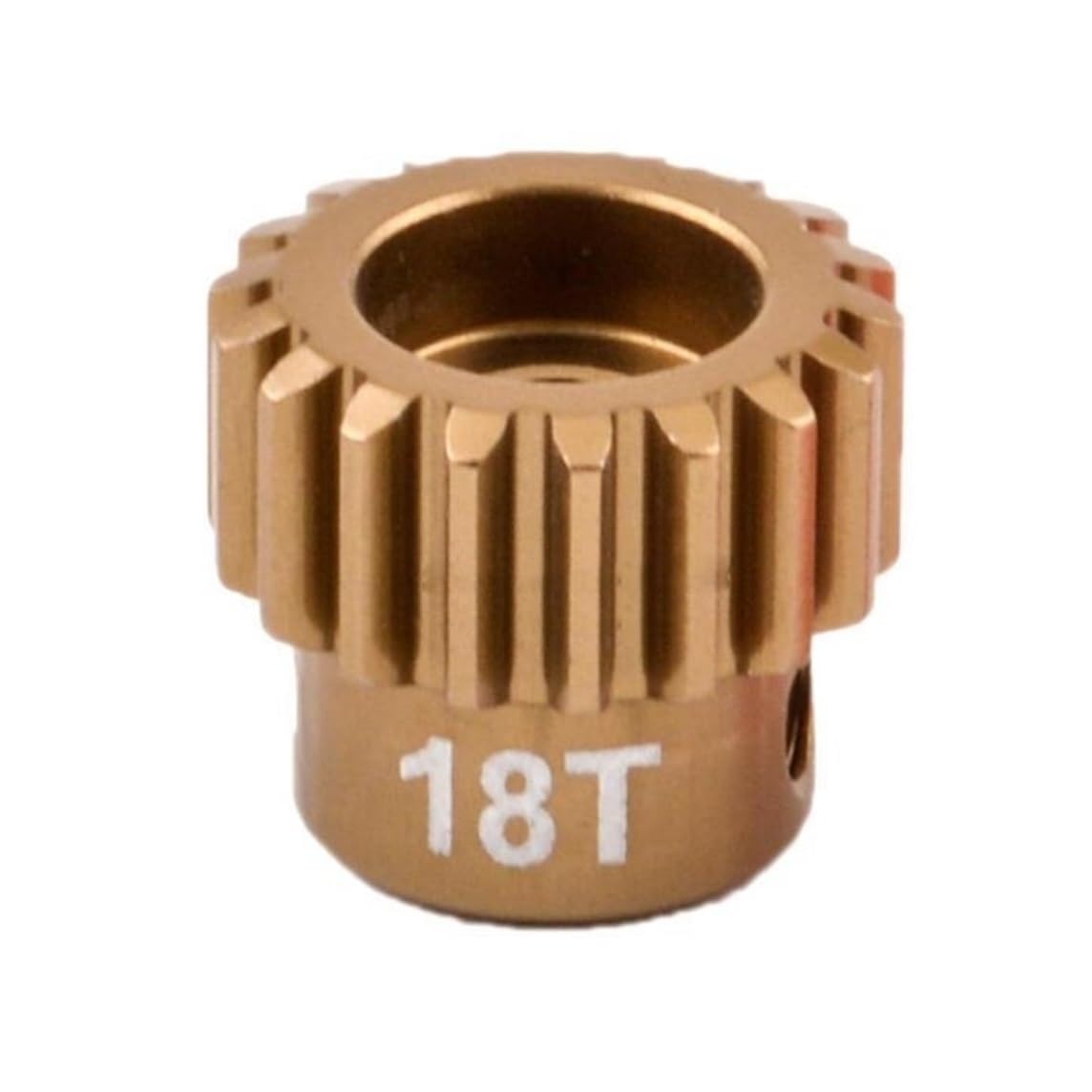 Modulritzel, Motorritzel, 1 Stück Metall 48P Stirnrad 18T 19T 20T 21T 22T 23T 24T 25T 26T Motorzahnrad 80T 85T 92T Ritzel 3,175 mm Welle Motorzahnrad Stirnradkegel (21T)(18t)